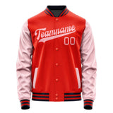 Custom Orange Red Light Pink Jacket JA1212211112B31221