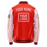 Custom Orange Red Light Pink Jacket JA121221121717212117