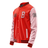 Custom Orange Red Light Pink Jacket JA121221121717212117