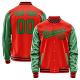 Custom Orange Red Emerald Green Jacket