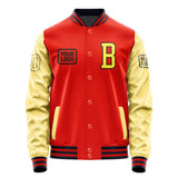 Custom Orange Red Light Yellow Jacket JA121226111217262617