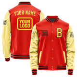 Custom Orange Red Light Yellow Jacket