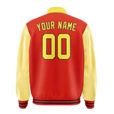 Custom Orange Red Light Yellow Jacket