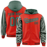 Custom Orange Red Blue Green Jacket