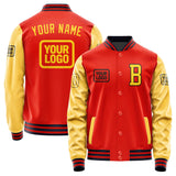 Custom Orange Red Gold Jacket JA121230111217303017