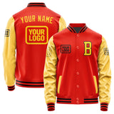 Custom Orange Red Gold Jacket