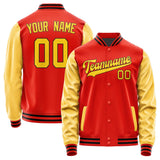 Custom Orange Red Gold Jacket