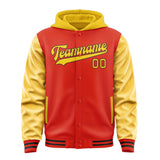 Custom Orange Red Gold Jacket