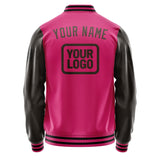 Custom Pink Brown Jacket JA131301131717010117