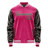 Custom Pink Brown Jacket JA1313011318B21801