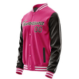 Custom Pink Brown Jacket JA1313011318B21801
