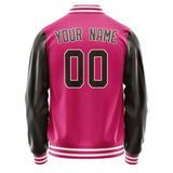 Custom Pink Brown Jacket JA1313011318B31801
