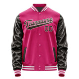 Custom Pink Brown Jacket JA1313011318B31801