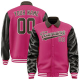 Custom Pink Brown Jacket
