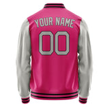 Custom Pink Gray Jacket JA1313041317B21704