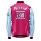 Custom Pink Light Blue Jacket JA131308131717080817