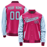Custom Pink Light Blue Jacket JA1313081317B31708
