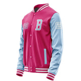 Custom Pink Light Blue Jacket JA131308131818080818