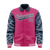 Custom Pink Blue Jacket