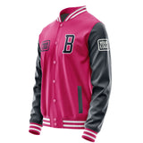 Custom Pink Navy Jacket JA131311131818111118