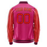 Custom Pink Orange Red Jacket JA1313121317B21712