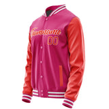 Custom Pink Orange Red Jacket JA1313121318B21812