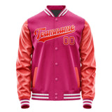 Custom Pink Orange Red Jacket JA1313121318B31812