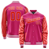 Custom Pink Orange Red Jacket