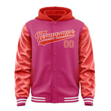 Custom Pink Orange Red Jacket
