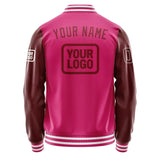 Custom Pink Crimson Red Jacket JA131315131818151518