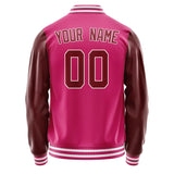 Custom Pink Crimson Red Jacket JA1313151318B31815