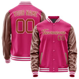 Custom Pink Coral Red Jacket JA1313161318B21816