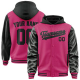 Custom Pink Black Jacket