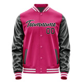 Custom Pink Black Jacket JA1313171318B21817
