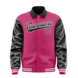 Custom Pink Black Jacket
