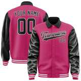 Custom Pink Black Jacket