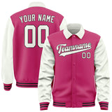 Custom Pink White Jacket