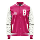 Custom Pink White Jacket JA131318131818181818