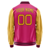 Custom Pink Yellow Jacket JA1313191317B21719