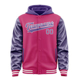 Custom Pink Light Purple Jacket