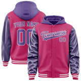 Custom Pink Light Purple Jacket