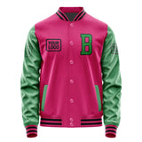 Custom Pink Emerald Green Jacket JA131324131717242417