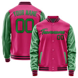 Custom Pink Emerald Green Jacket