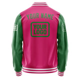 Custom Pink Emerald Green Jacket JA131324131818242418