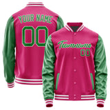 Custom Pink Emerald Green Jacket