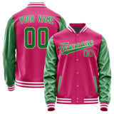 Custom Pink Emerald Green Jacket