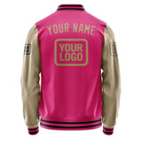 Custom Pink Light Khaki Jacket JA131325131717252517