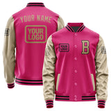 Custom Pink Light Khaki Jacket JA131325131717252517