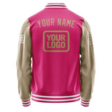 Custom Pink Light Khaki Jacket JA131325131818252518