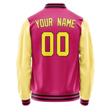 Custom Pink Light Yellow Jacket JA1313261317B31726
